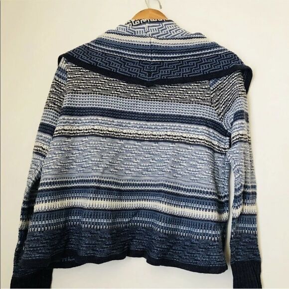 Charter Club Open Shawl collar cardigan Sz MP - Picture 4 of 6